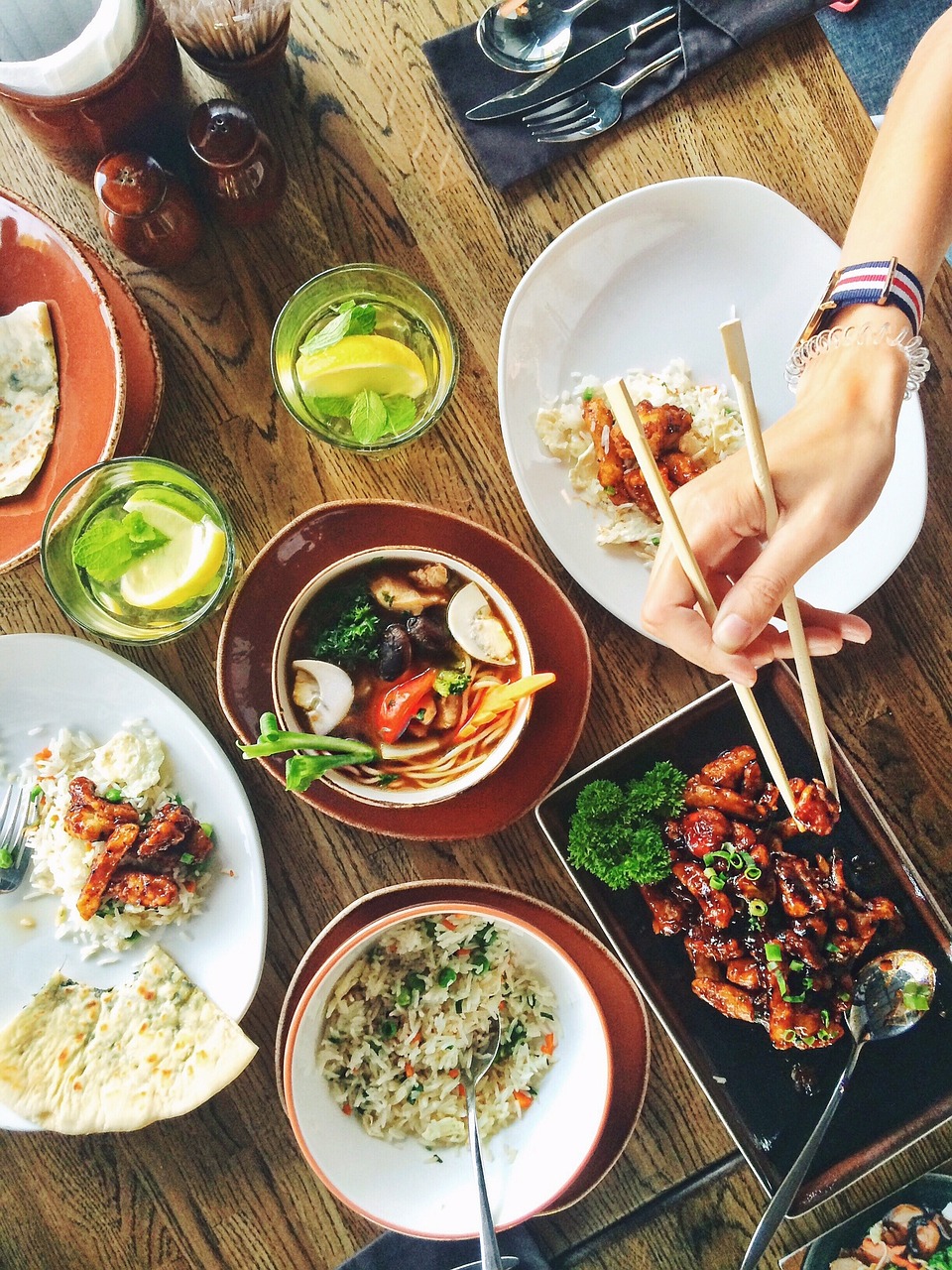 Repas d'étudiants ayant mangé à 11h30